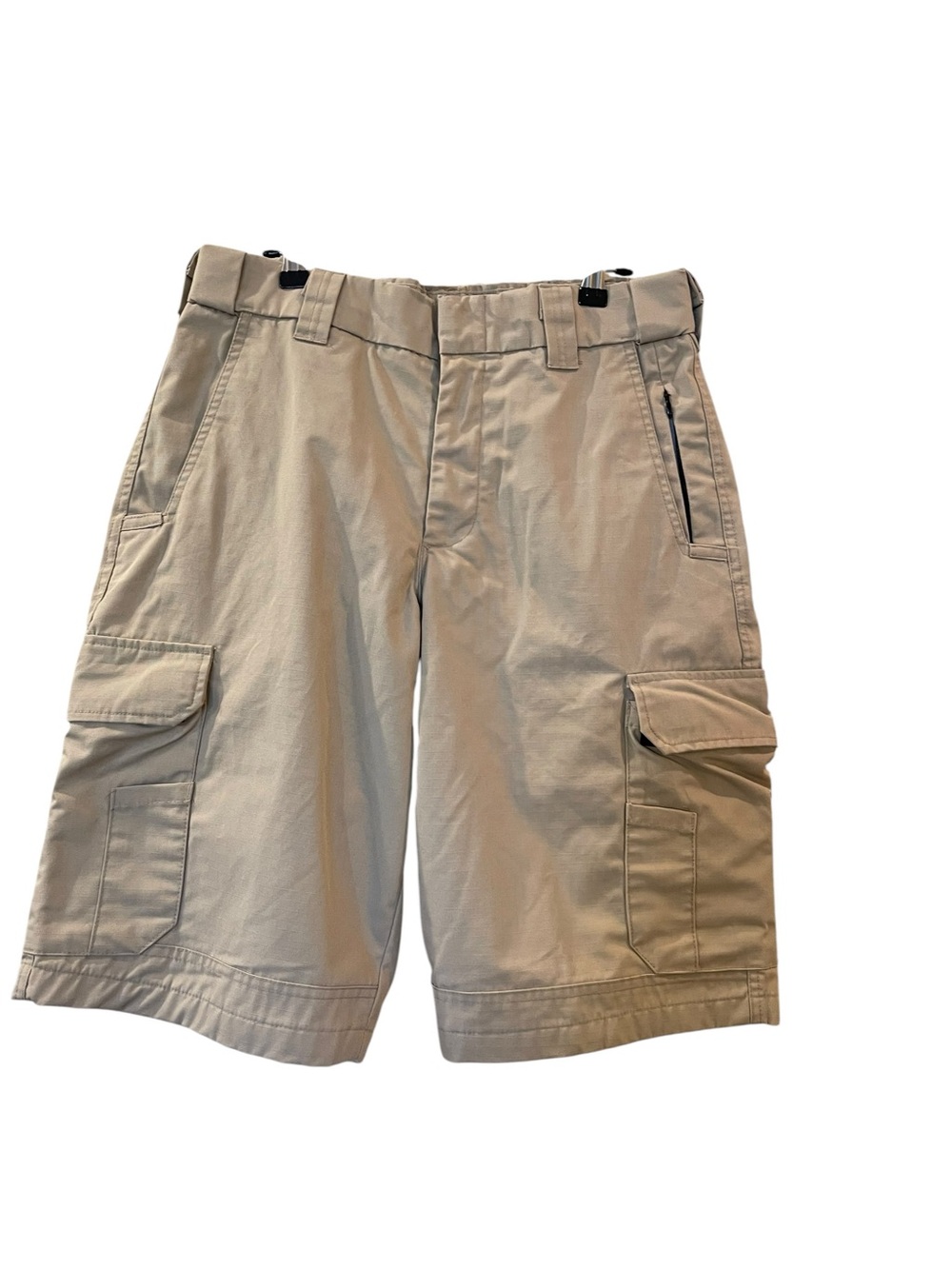 Elbeco Men’s Beige Cargo Uniform Shorts Heavyweight Work Tactical 32R